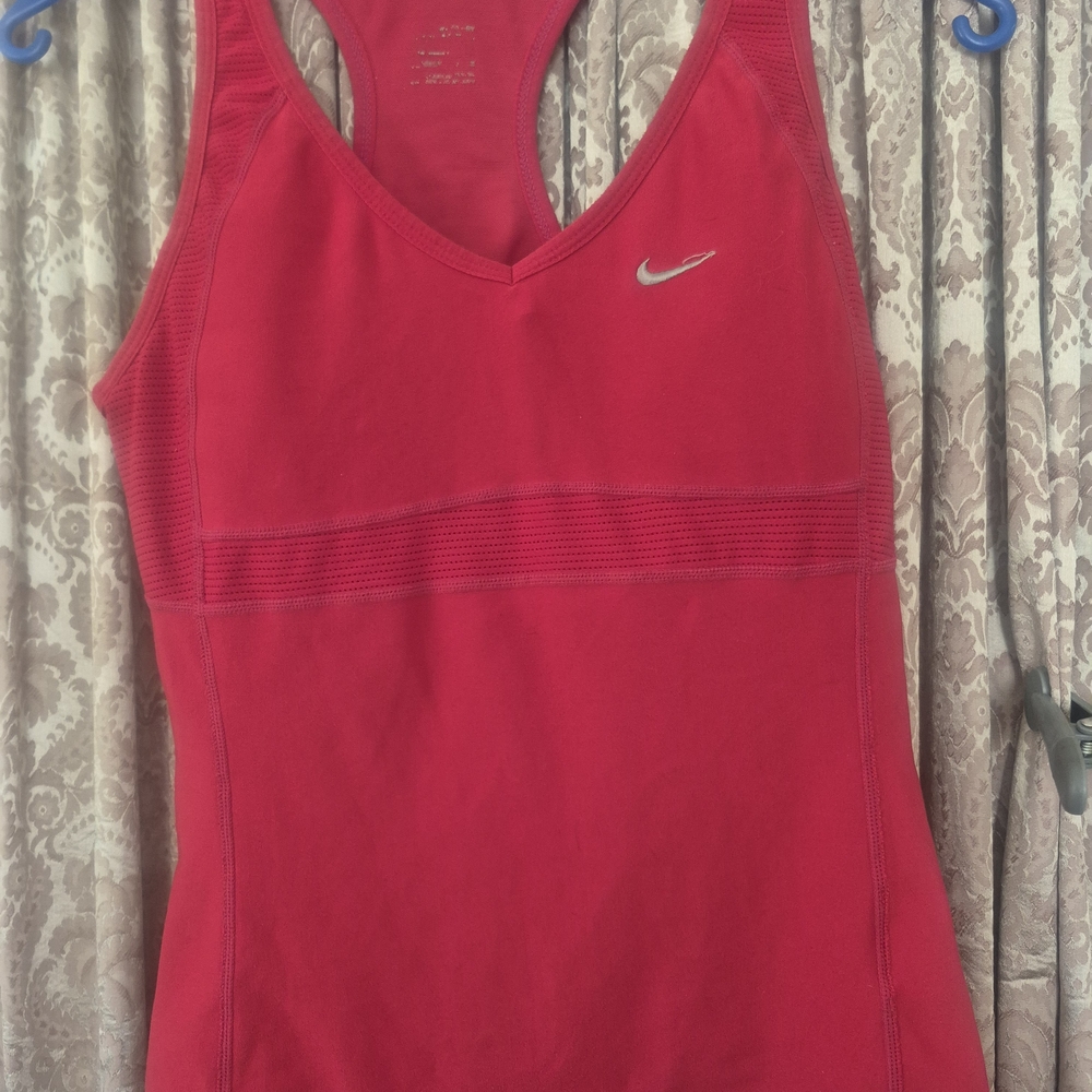 Nike Red Performance Racerback Tank